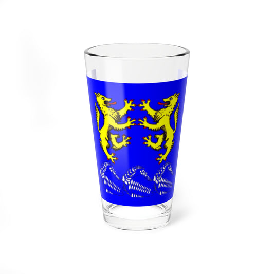 Flag Leskolovo Leningrad oblast (Russia) Pint Glass 16oz