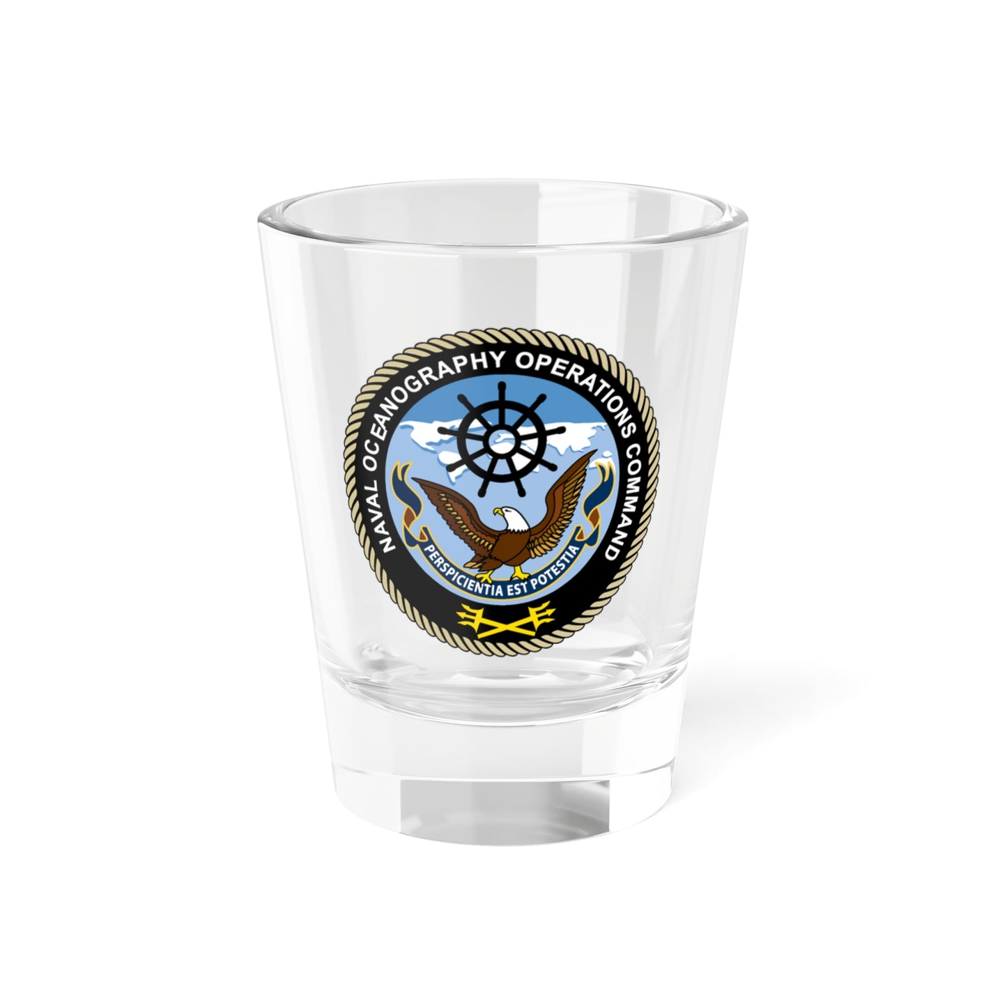 Naval Oceangraphy Operations Command (U.S. Navy) Shot Glass 1.5oz