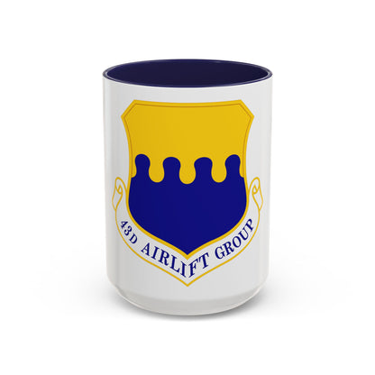 43d Airlift Group (U.S. Air Force) Accent Coffee Mug