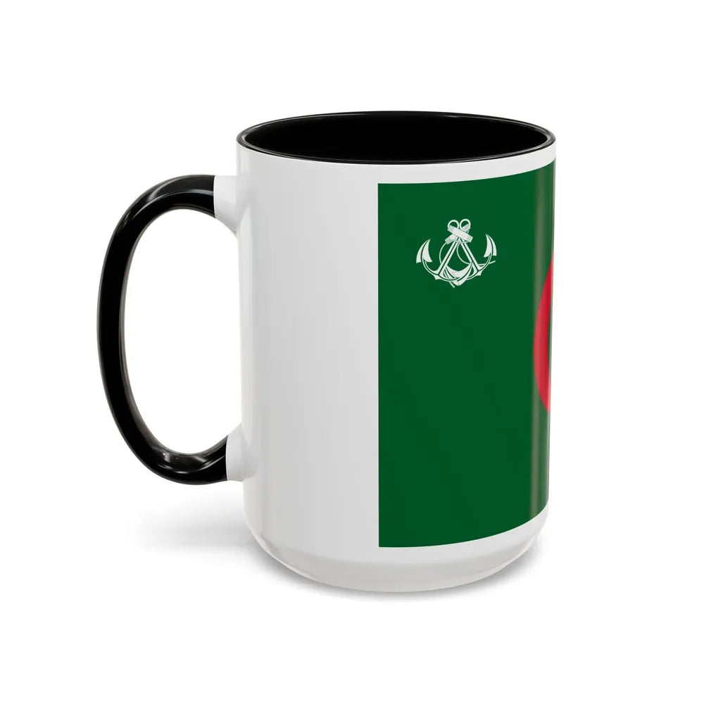 Naval Ensign of Algeria - Accent Coffee Mug-Go Mug Yourself