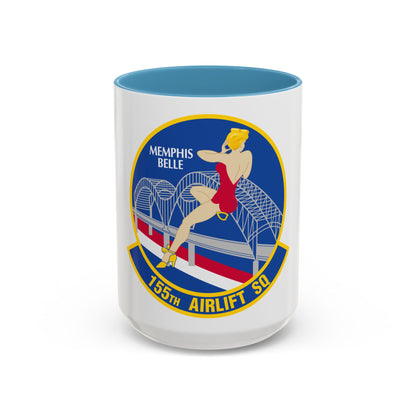 155 Airlift Squadron (U.S. Air Force) Accent Coffee Mug