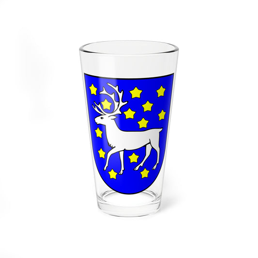 Västerbotten coat of arms (Sweden) (Coat of Arms) Pint Glass 16oz