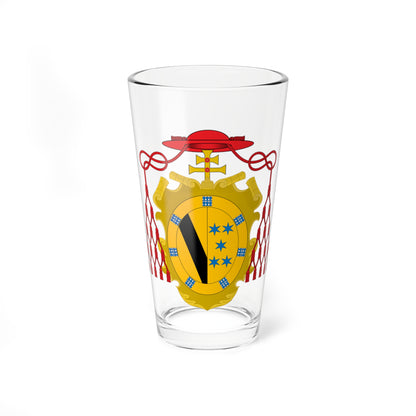 Escudo de Bernardo de Sandoval y Rojas (Spain) (Coat of Arms) Pint Glass 16oz