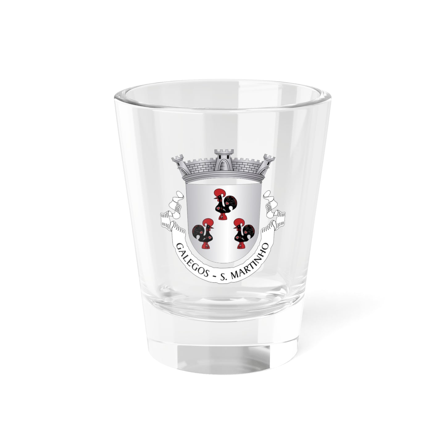Galegos - São Martinho (Portugal) (Coat of Arms) Shot Glass 1.5oz