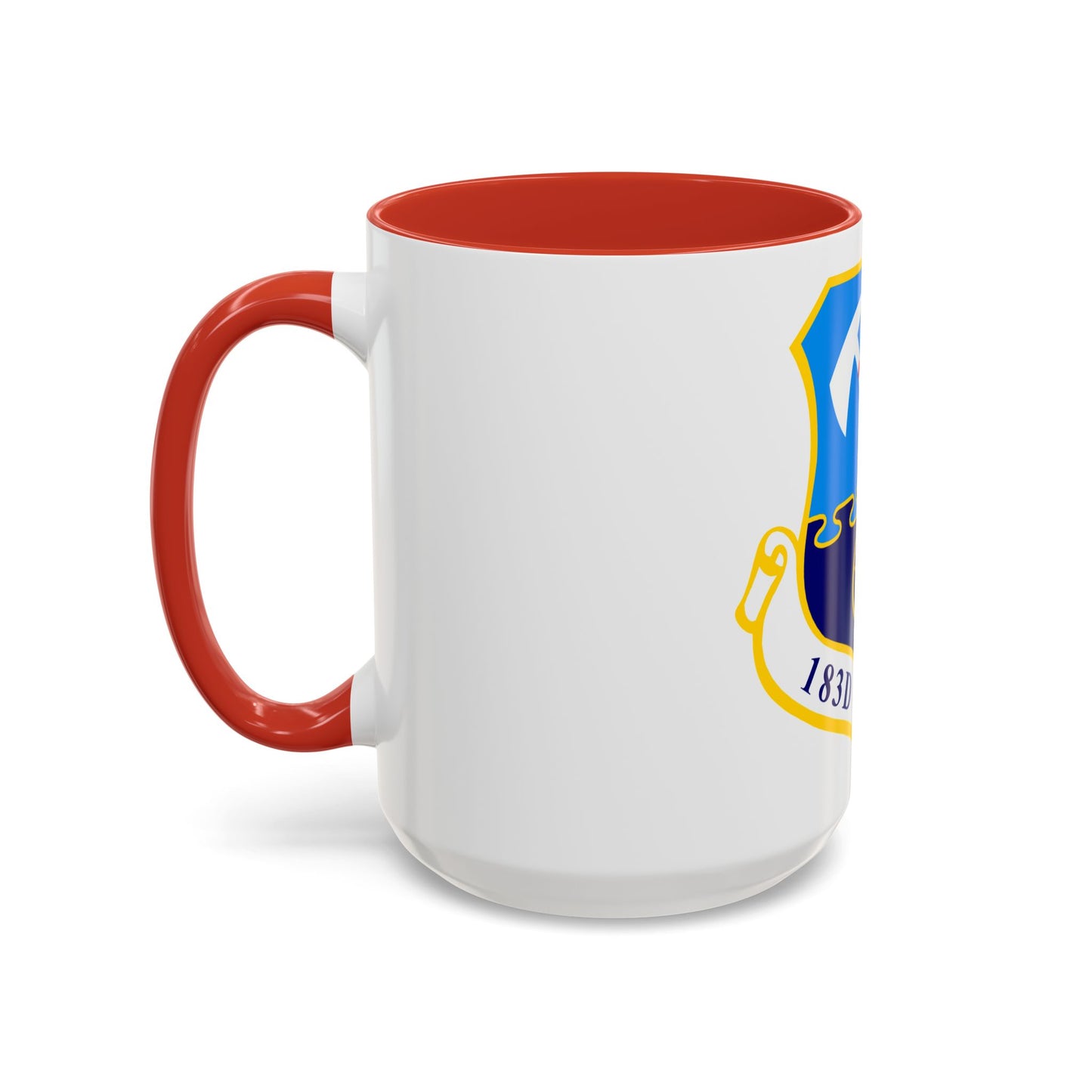 183d Wing emblem (U.S. Air Force) Accent Coffee Mug