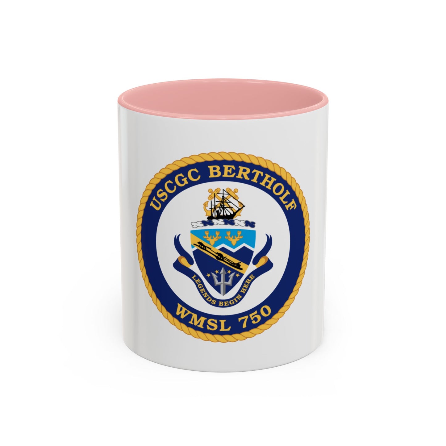 USCGC Bertholf WMSL 750 (U.S. Coast Guard) Accent Coffee Mug