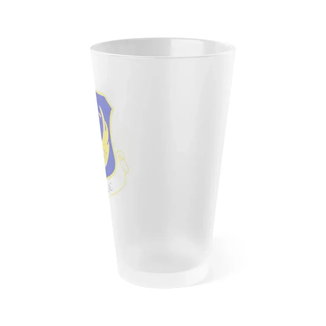 613th Air and Space Operations Center (U.S. Air Force) Frosted Pint Glass 16oz - Go Mug Yourself