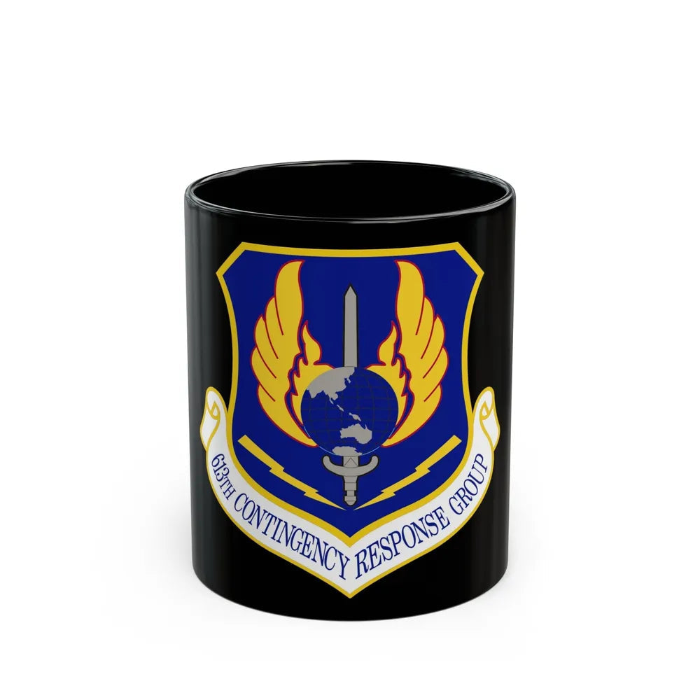 613th Contingency Response Group (U.S. Air Force) Black Coffee Mug-11oz-Go Mug Yourself