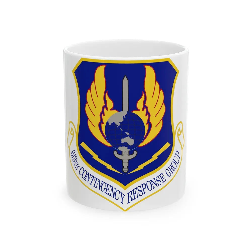 613th Contingency Response Group (U.S. Air Force) White Coffee Mug-11oz-Go Mug Yourself