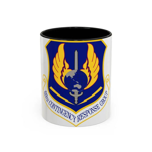 613th Contingency Response Group (U.S. Air Force) Accent Coffee Mug 11oz Black - Go Mug Yourself