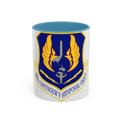 613th Contingency Response Group (U.S. Air Force) Accent Coffee Mug 11oz Light Blue - Go Mug Yourself