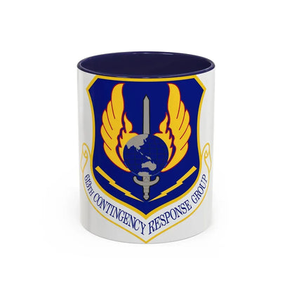 613th Contingency Response Group (U.S. Air Force) Accent Coffee Mug 11oz Navy - Go Mug Yourself