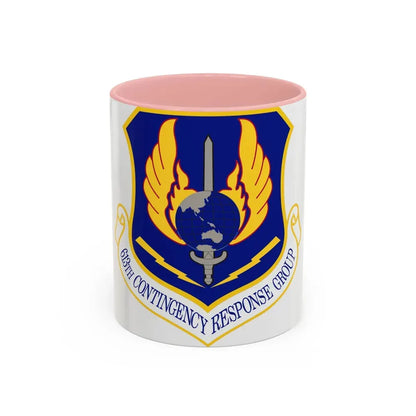 613th Contingency Response Group (U.S. Air Force) Accent Coffee Mug 11oz Pink - Go Mug Yourself