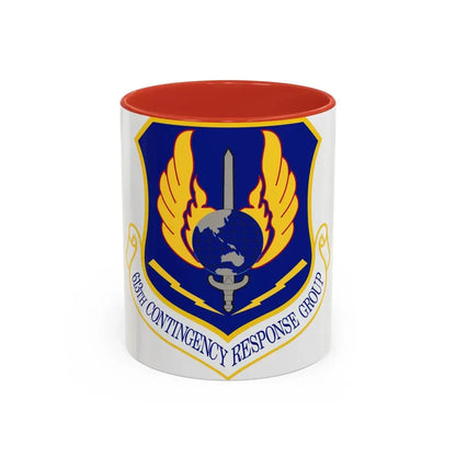 613th Contingency Response Group (U.S. Air Force) Accent Coffee Mug 11oz Red - Go Mug Yourself