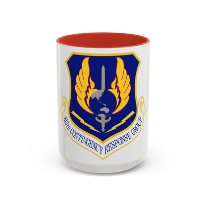 613th Contingency Response Group (U.S. Air Force) Accent Coffee Mug 15oz Red - Go Mug Yourself