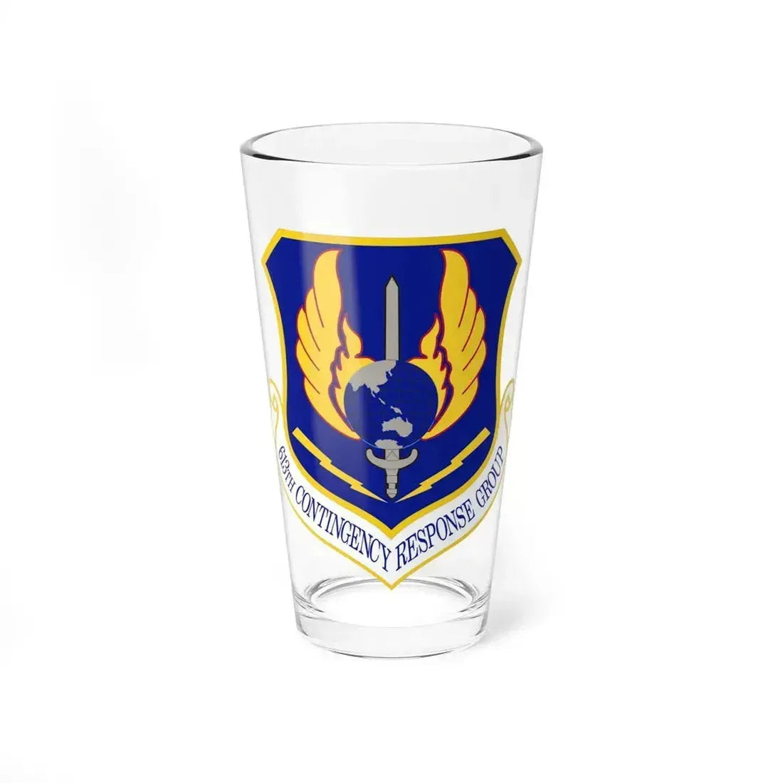 613th Contingency Response Group (U.S. Air Force) Pint Glass 16oz 16oz - Go Mug Yourself