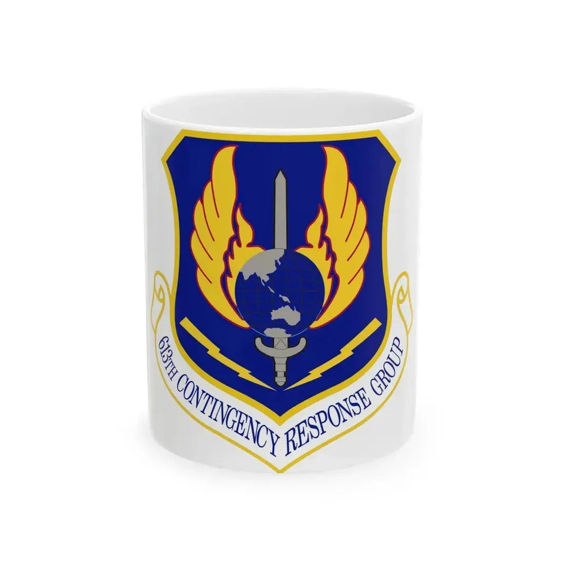 613th Contingency Response Group (U.S. Air Force) White Coffee Mug 11oz - Go Mug Yourself