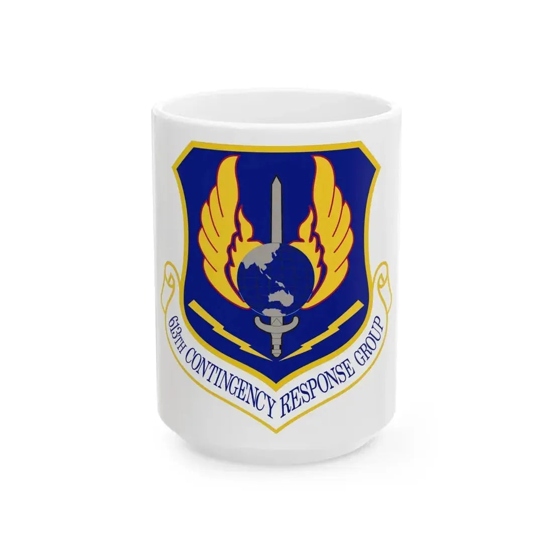 613th Contingency Response Group (U.S. Air Force) White Coffee Mug 15oz - Go Mug Yourself