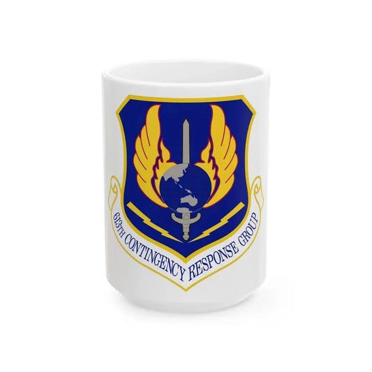 613th Contingency Response Group (U.S. Air Force) White Coffee Mug 15oz - Go Mug Yourself