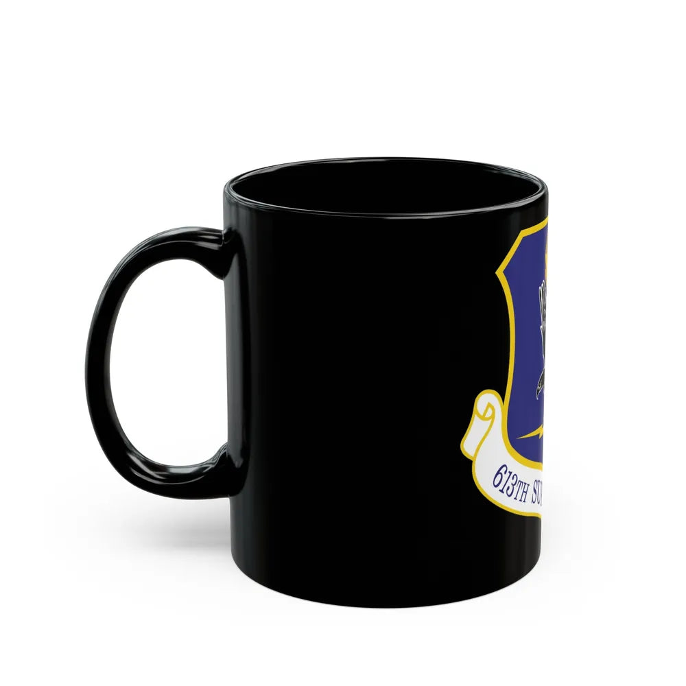 613th Support Group (U.S. Air Force) Black Coffee Mug-Go Mug Yourself