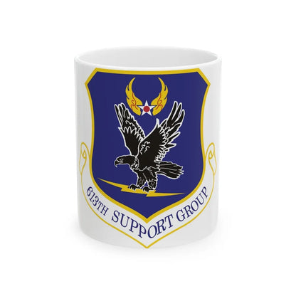 613th Support Group (U.S. Air Force) White Coffee Mug-11oz-Go Mug Yourself