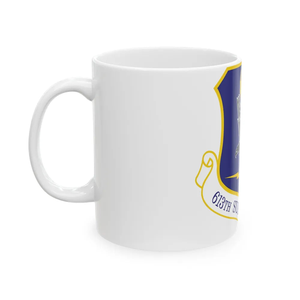 613th Support Group (U.S. Air Force) White Coffee Mug-Go Mug Yourself