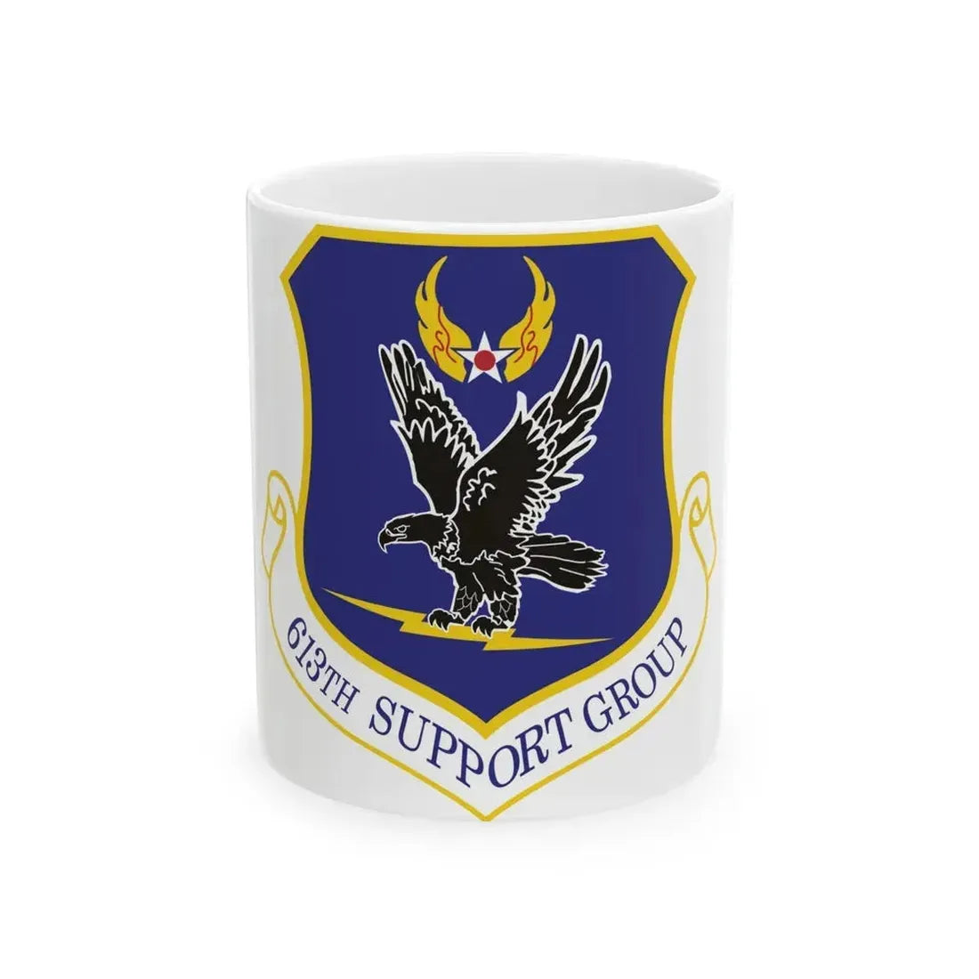 613th Support Group (U.S. Air Force) White Coffee Mug 11oz - Go Mug Yourself