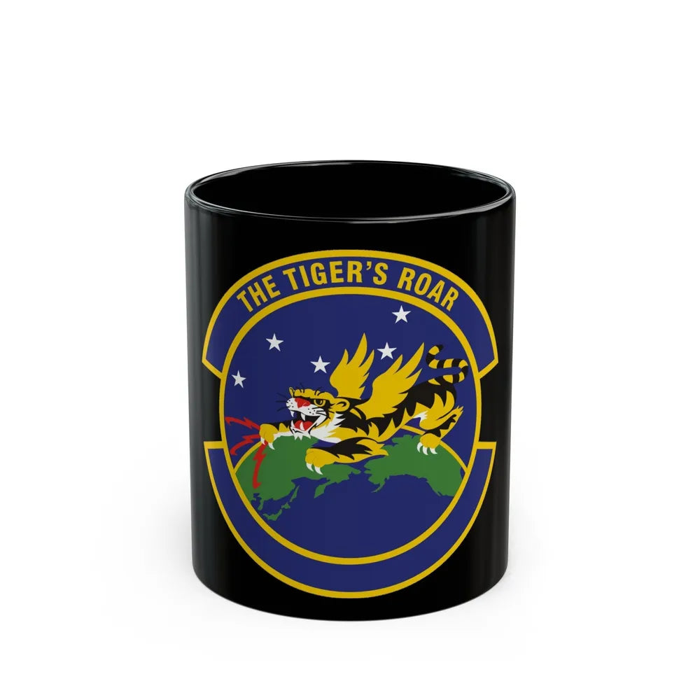 614 Air and Space Communications Squadron AFSPC (U.S. Air Force) Black Coffee Mug-Go Mug Yourself