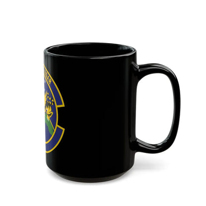 614 Air and Space Communications Squadron AFSPC (U.S. Air Force) Black Coffee Mug-Go Mug Yourself