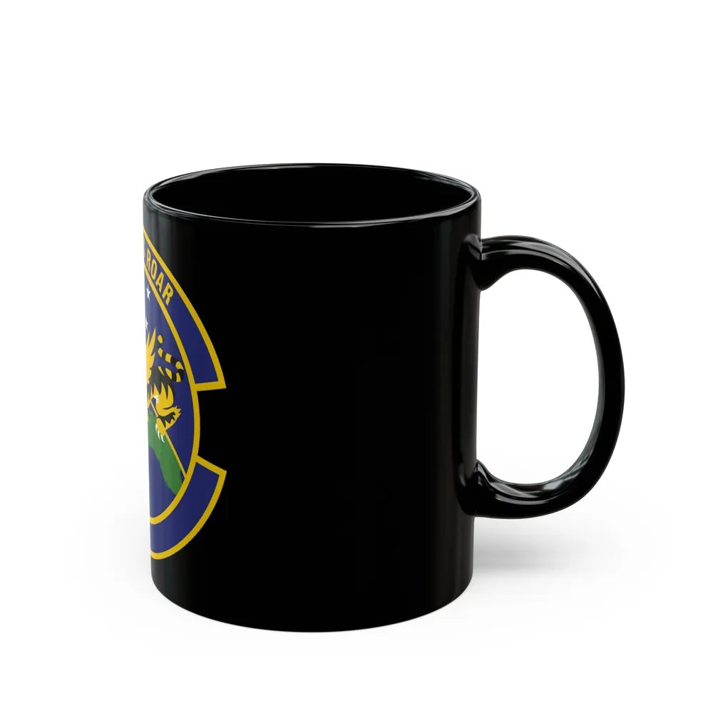 614 Air and Space Communications Squadron AFSPC (U.S. Air Force) Black Coffee Mug-Go Mug Yourself