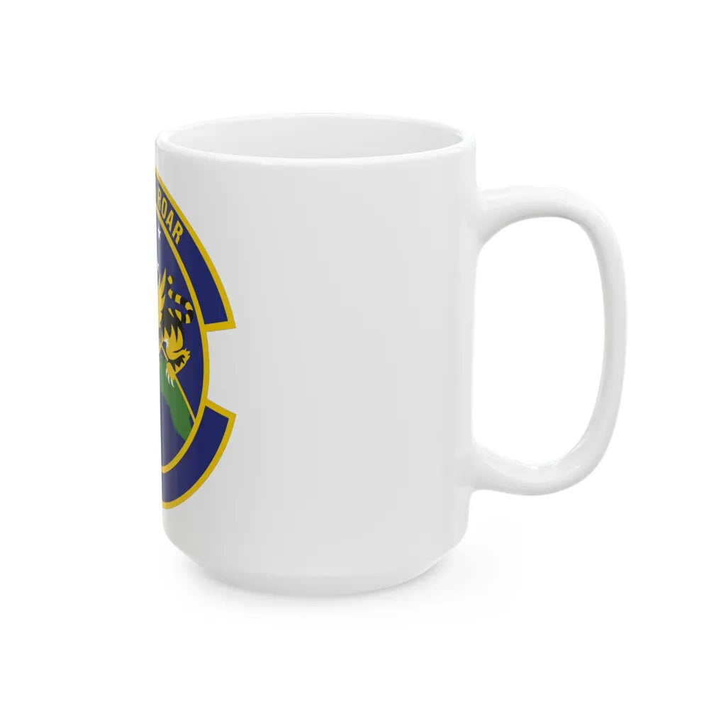 614 Air and Space Communications Squadron AFSPC (U.S. Air Force) White Coffee Mug-Go Mug Yourself