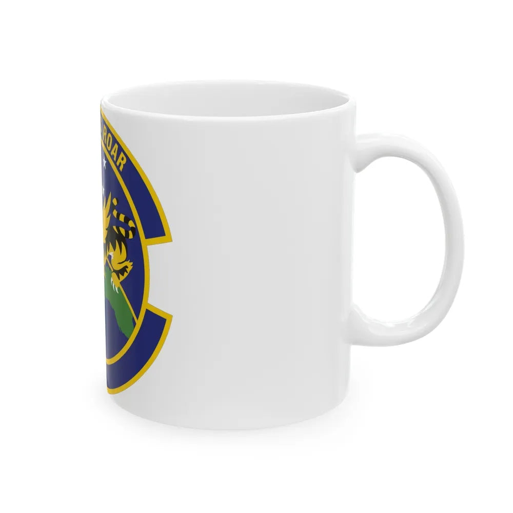 614 Air and Space Communications Squadron AFSPC (U.S. Air Force) White Coffee Mug-Go Mug Yourself