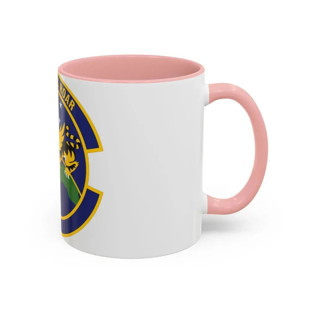 614 Air and Space Communications Squadron AFSPC (U.S. Air Force) Accent Coffee Mug - Go Mug Yourself