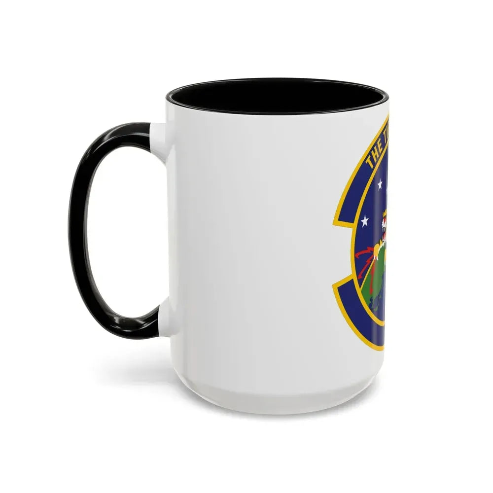 614 Air and Space Communications Squadron AFSPC (U.S. Air Force) Accent Coffee Mug - Go Mug Yourself