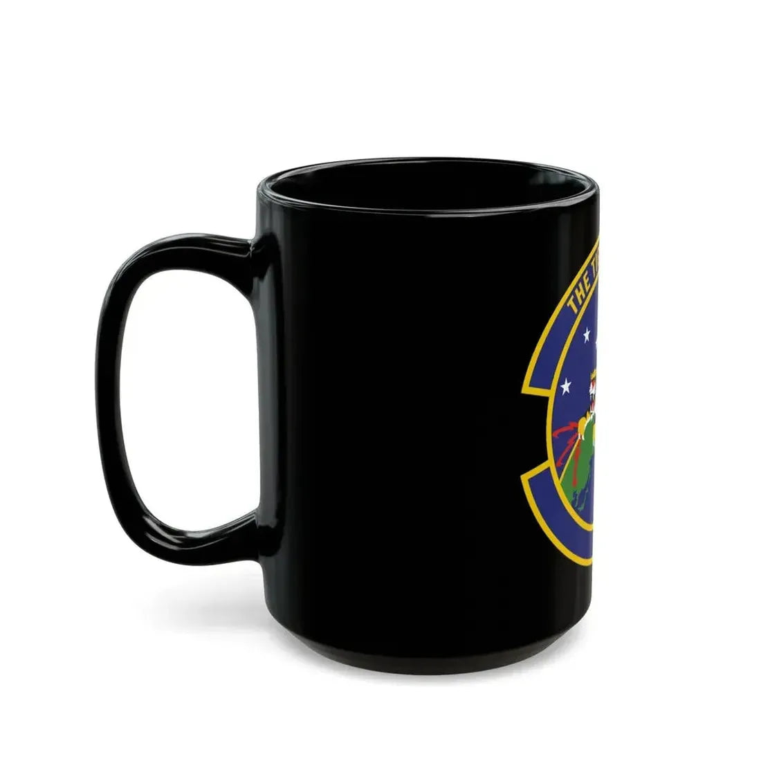 614 Air and Space Communications Squadron AFSPC (U.S. Air Force) Black Coffee Mug - Go Mug Yourself