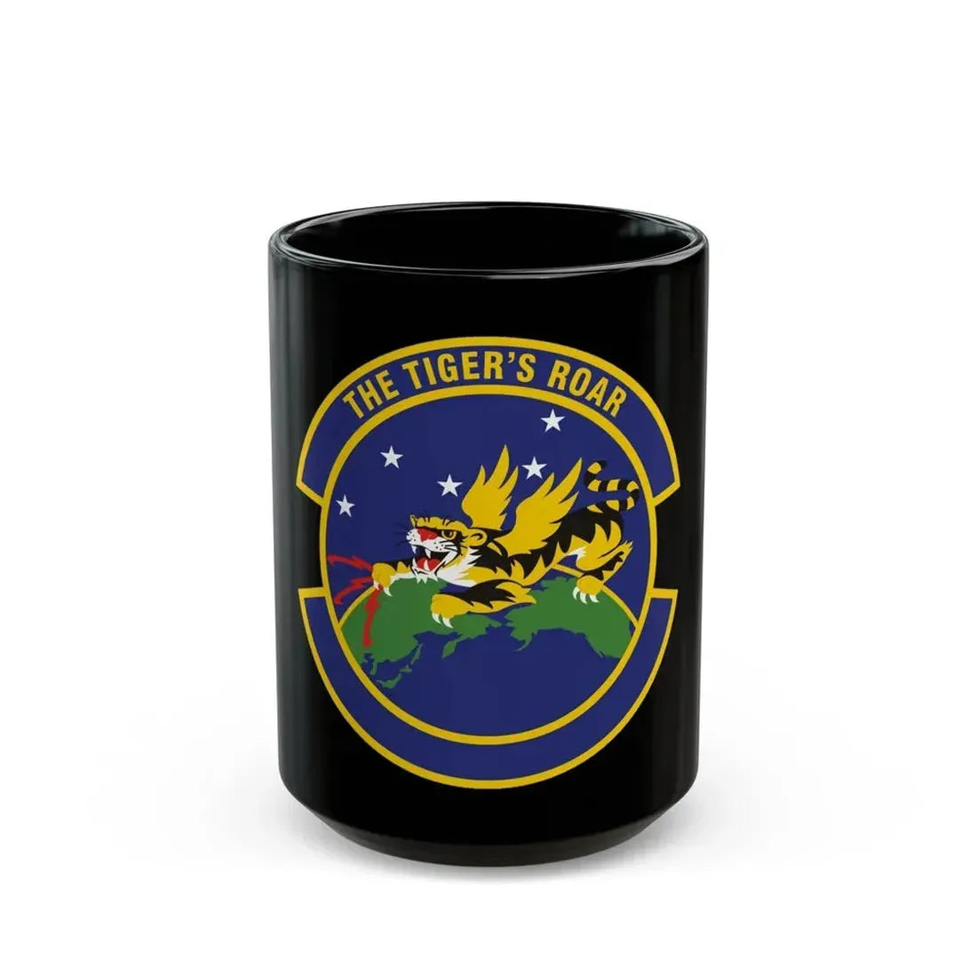 614 Air and Space Communications Squadron AFSPC (U.S. Air Force) Black Coffee Mug - Go Mug Yourself