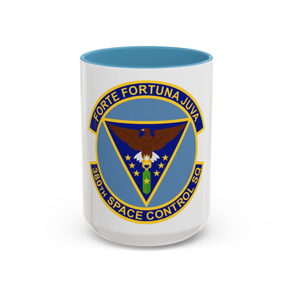 380th Space Control Squadron (U.S. Air Force) Accent Coffee Mug
