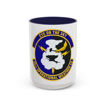 28th Operational Weather Squadron (U.S. Air Force) Accent Coffee Mug