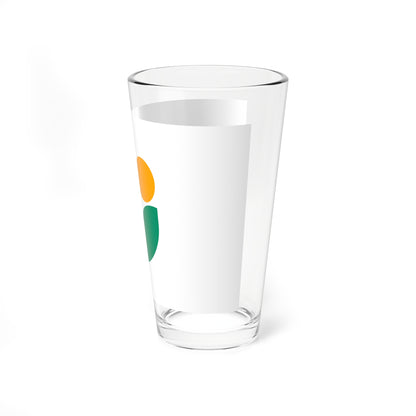 Flag of Uchiko Ehime (Japan) Pint Glass 16oz