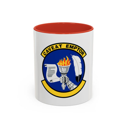 319 Contracting Squadron ACC (U.S. Air Force) Accent Coffee Mug