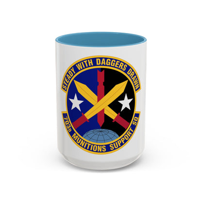 703d Munitions Support Squadron (U.S. Air Force) Accent Coffee Mug