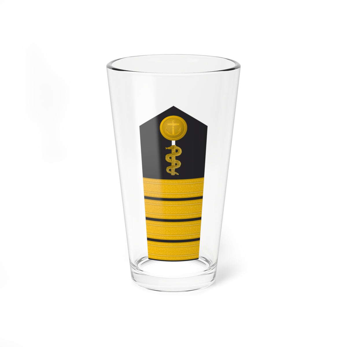 MDS 53b Flottenarzt San HM L (Military Rank) Pint Glass 16oz