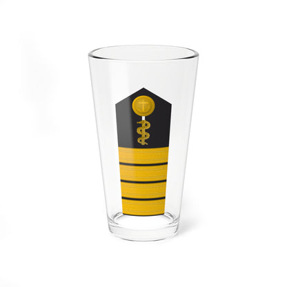 MDS 53b Flottenarzt San HM L (Military Rank) Pint Glass 16oz