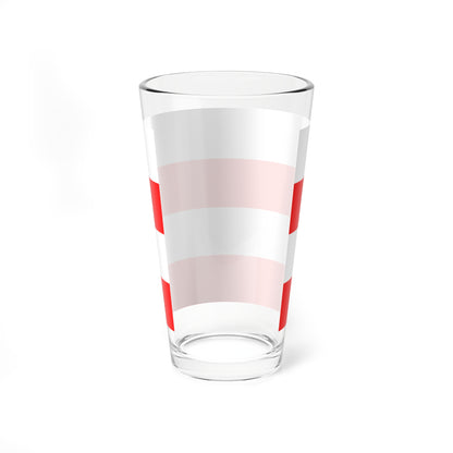 Flag of Fort-Mardyck (France) Pint Glass 16oz