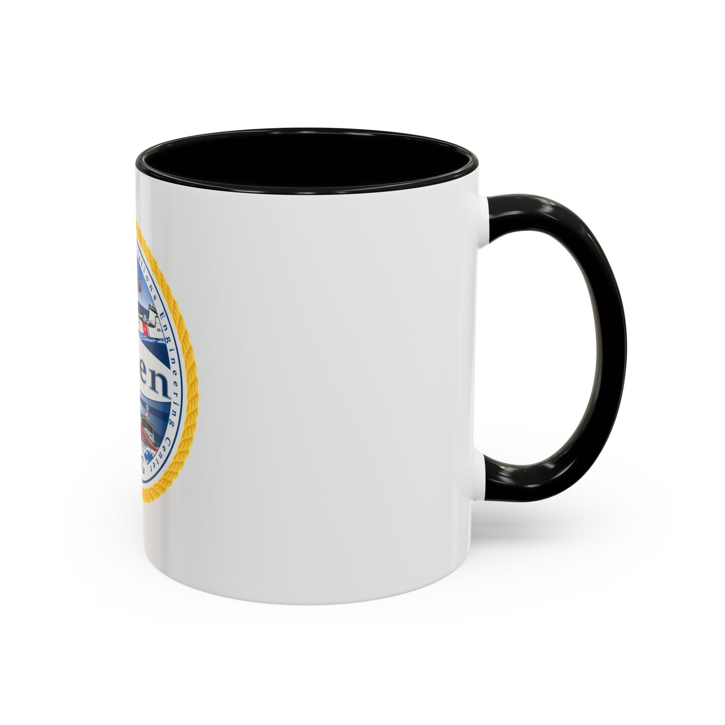USCG C3 Cen Command Control Comm Engineering (U.S. Coast Guard) Accent Coffee Mug