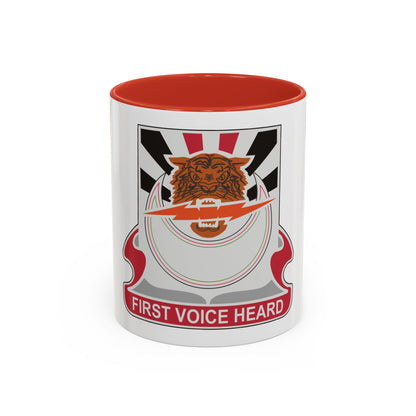 86 Signal Battalion (U.S. Army) Accent Coffee Mug