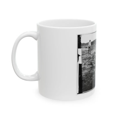 Cold Harbor, Va. African Americans Collecting Bones Of Soldiers Killed In The Battle (U.S. Civil War) White Coffee Mug