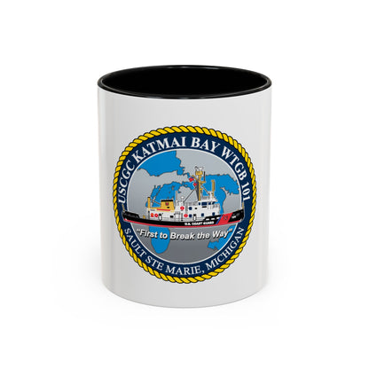 USCG Katmai Bay WTGB 101 (U.S. Coast Guard) Accent Coffee Mug