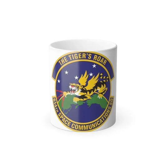 614th Space Communications Squadron (U.S. Air Force) Color Changing Mug 11oz - Go Mug Yourself