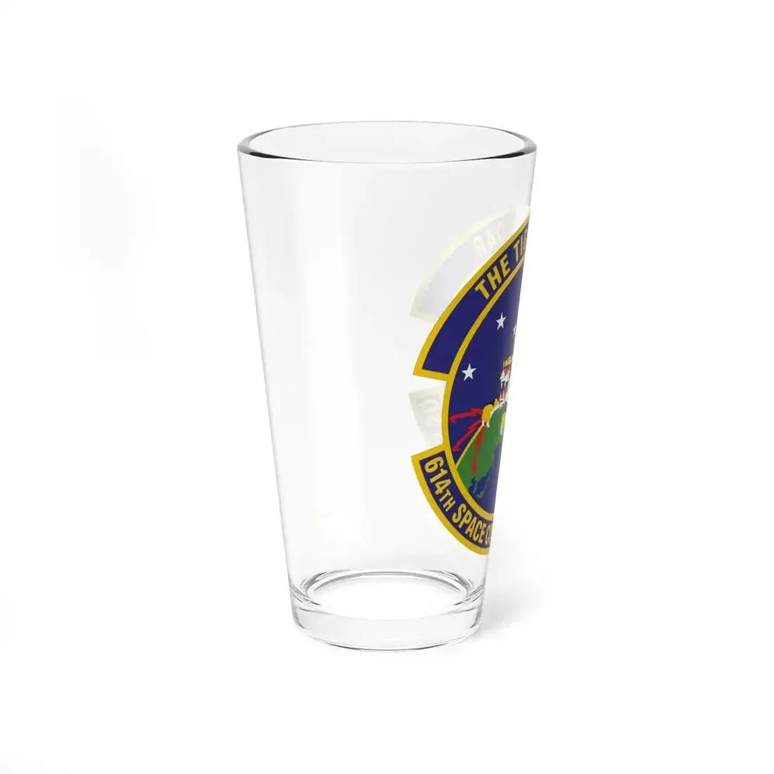 614th Space Communications Squadron (U.S. Air Force) Pint Glass 16oz - Go Mug Yourself